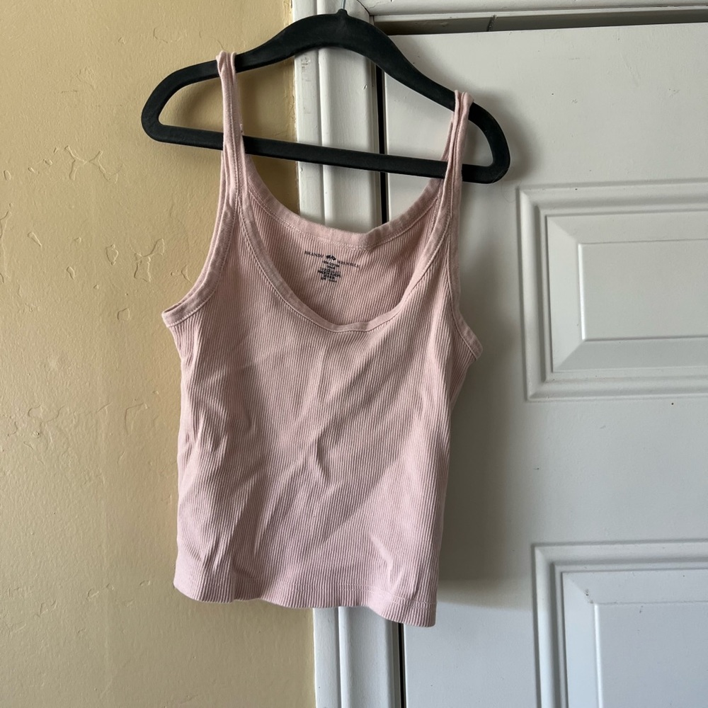 Brandy Melville pale pink tank top